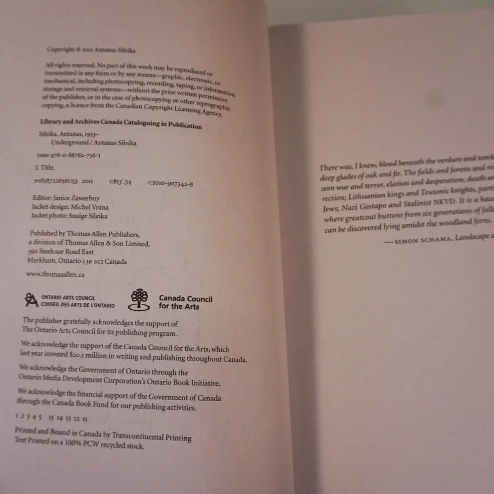 Antanas Sileika underground novel